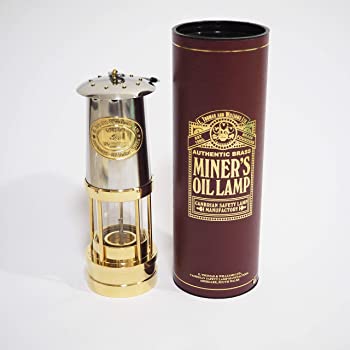 イギリス製 アンティークランプ トーマス＆ウィリアムズ Miners Lamp E.Thomas & Williams (Stainless Steel)